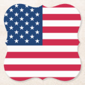 USA Flag Paper Untersetzer USA (Vorderseite)