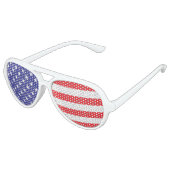 USA Flag Party Glasses Sonnenbrille (Schrägansicht)