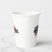 USA Flag Party Paper Cups Pappbecher (Rechts)