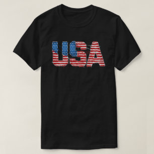 USA Flag Patriodic 4. Juli Amerika T-Shirt