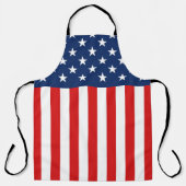 USA Flag Patriot 4. Juli Red Blue White Schürze (Vorderseite)