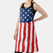 USA Flag Patriot 4. Juli Red Blue White Schürze (InSitu)