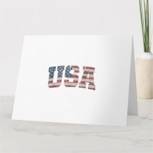 USA Flag Patriotic 4. Juli Amerika Karte