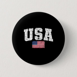USA Flag Patriotic 4. Juli Amerika Tag des Indes Button