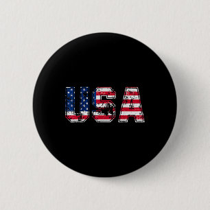 USA Flag Patriotic 4. Juli Amerika Tag des Indes Button