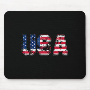 USA Flag Patriotic 4. Juli Amerika Tag des Indes Mousepad