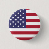 USA Flag Patriotic American Flag US Flagge Button (Vorderseite)