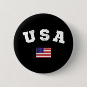 USA Flag Patriotic Button (Vorderseite)