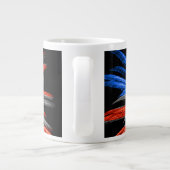 USA Flag Patriotic Fireworks Jumbo-Tasse (Rückseite)