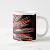USA Flag Patriotic Fireworks Jumbo-Tasse (Rechts)