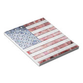 USA FLAG PATRIOTIC NOTE PAD STATIONERY NOTIZBLOCK (angewinkelt)