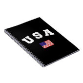 USA Flag Patriotic Notizblock (Rechte Seite)
