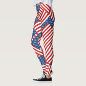 USA Flag Pattern Leggings (Links)