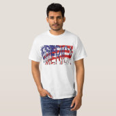 USA Flag Phantastisch Fab Two-Tone T-Shirt (Vorne ganz)