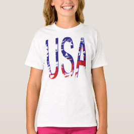 USA Flag Phantastisch Fab Two-Tone T-Shirt
