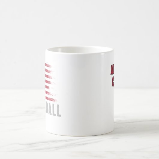 USA Flag Pickleball Fan Bestes Geschenk für Sport Kaffeetasse (Mittel)