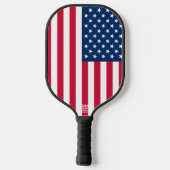 USA Flag Pickleball Paddle (Rückseite)
