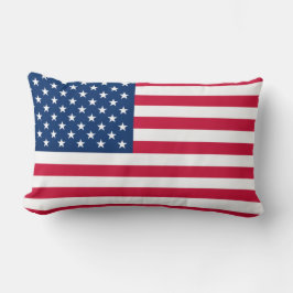 USA Flag Pillow Lendenkissen