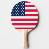 USA Flag Ping Pong Paddle Tischtennis Schläger (Rückseite)