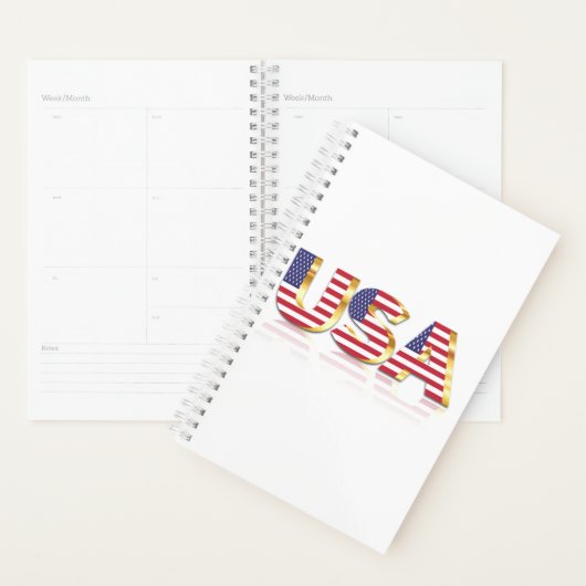USA Flag Planner Planer (Anzeige)