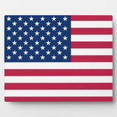 USA Flag Plaque Fotoplatte (Vorderseite)