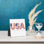 USA Flag Plaque USA Fotoplatte (InSitu)
