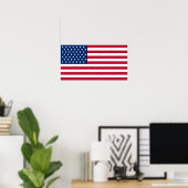 Usa Flag Poster (Heimbüro)