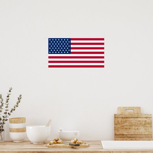 Usa Flag Poster (Küche)
