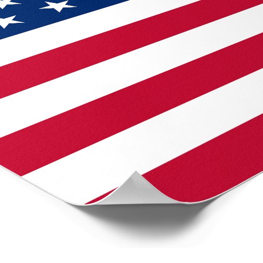 Usa Flag Poster (Ecke)