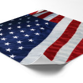 USA Flag Poster (Ecke)
