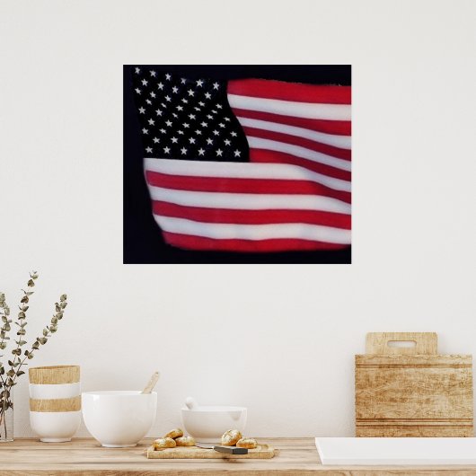 USA-Flag Poster (Küche)