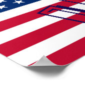 Usa Flag Poster (Ecke)