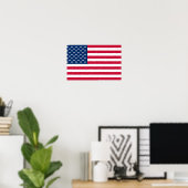 USA Flag Poster USA (Heimbüro)