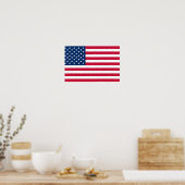 USA Flag Poster USA (Küche)