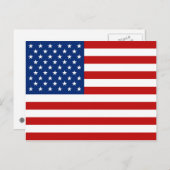 USA Flag Postkarte (Vorne/Hinten)