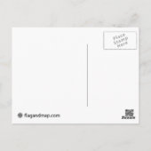 USA Flag Postkarte (Rückseite)