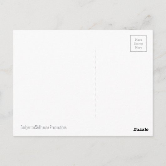 USA FLAG & POW MIA FLAG POSTKARTE (Rückseite)