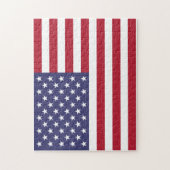 USA Flag Puzzle (Vertikal)