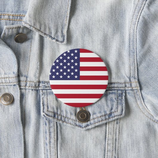 USA Flag Round Button (Beispiel)