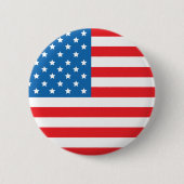 USA Flag Round Button (Vorderseite)