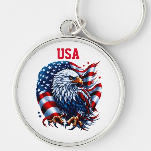 USA Flag Schlüsselanhänger (Vorne)