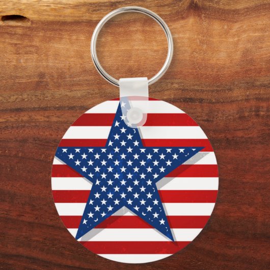 USA Flag Schlüsselanhänger (Vorderseite)