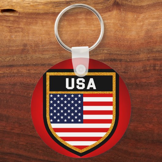 USA Flag Schlüsselanhänger (Vorderseite)