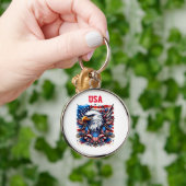 USA Flag Schlüsselanhänger (Hand)