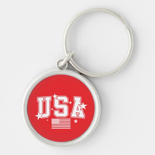 USA-Flag-Schlüsselanhänger Schlüsselanhänger (Vorne)