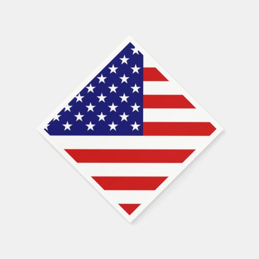 USA-Flag Serviette (Ecke)