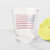 USA Flag Shot Glass Schnapsglas (Rückseite)