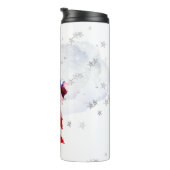 *~* USA Flag Silver Stars Clouds Statue of Liberty Thermosbecher (Nach rechts gedreht)