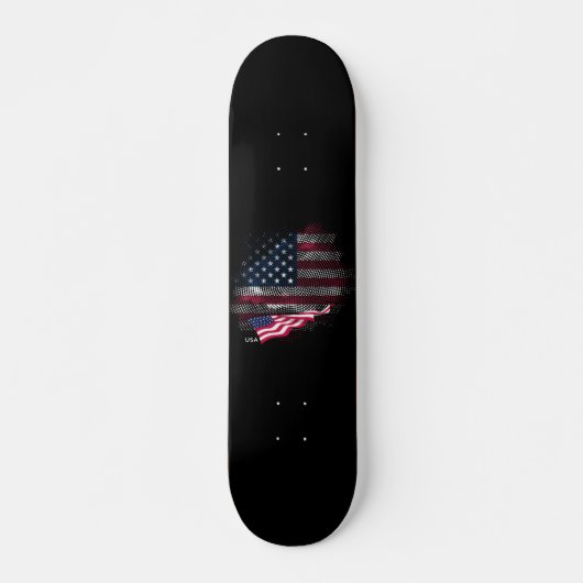 USA flag Skateboard (Vorne)