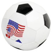USA Flag Soccer Ball (Dreiviertel)